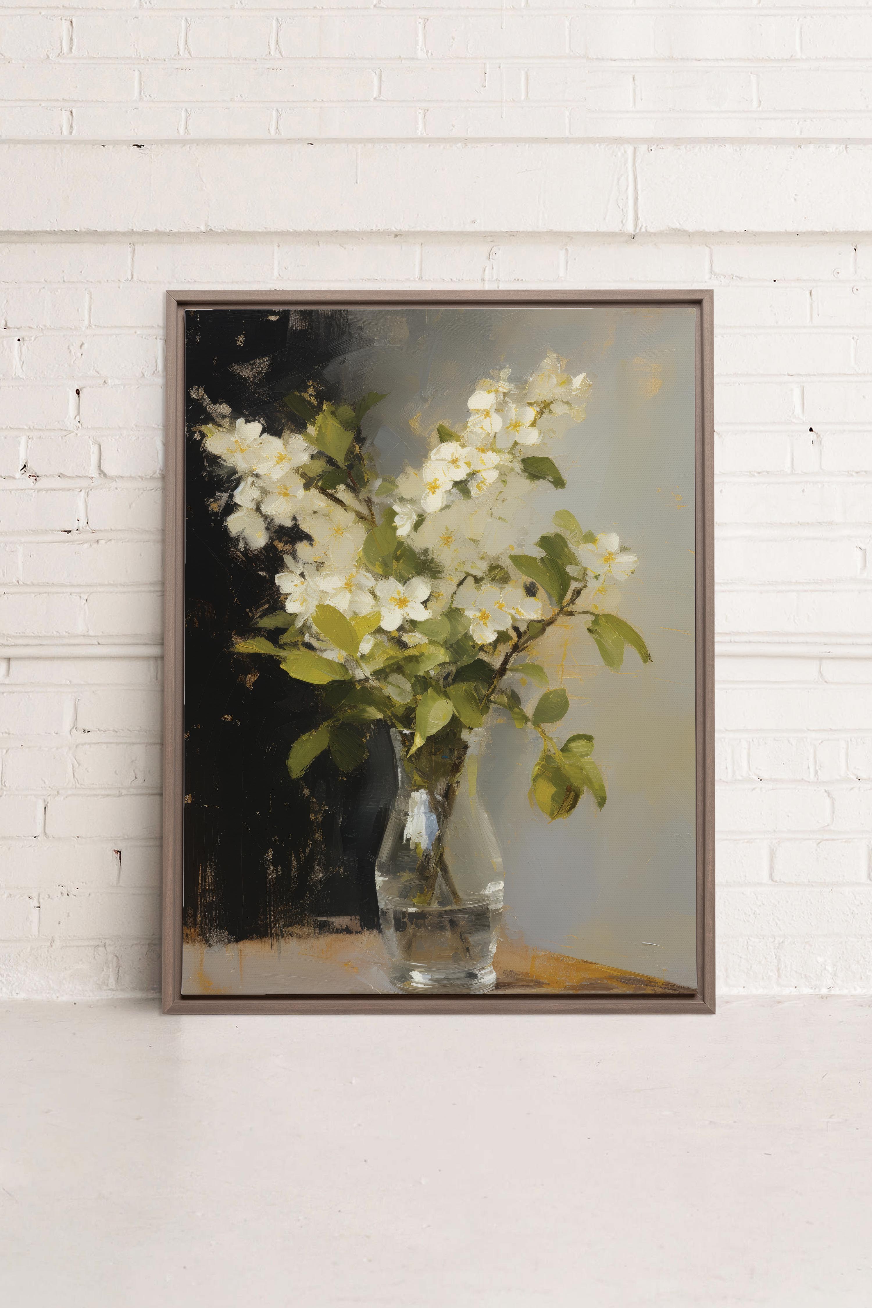 ANTIQUE VASE Artwork - Oeuvre sur toile étiré