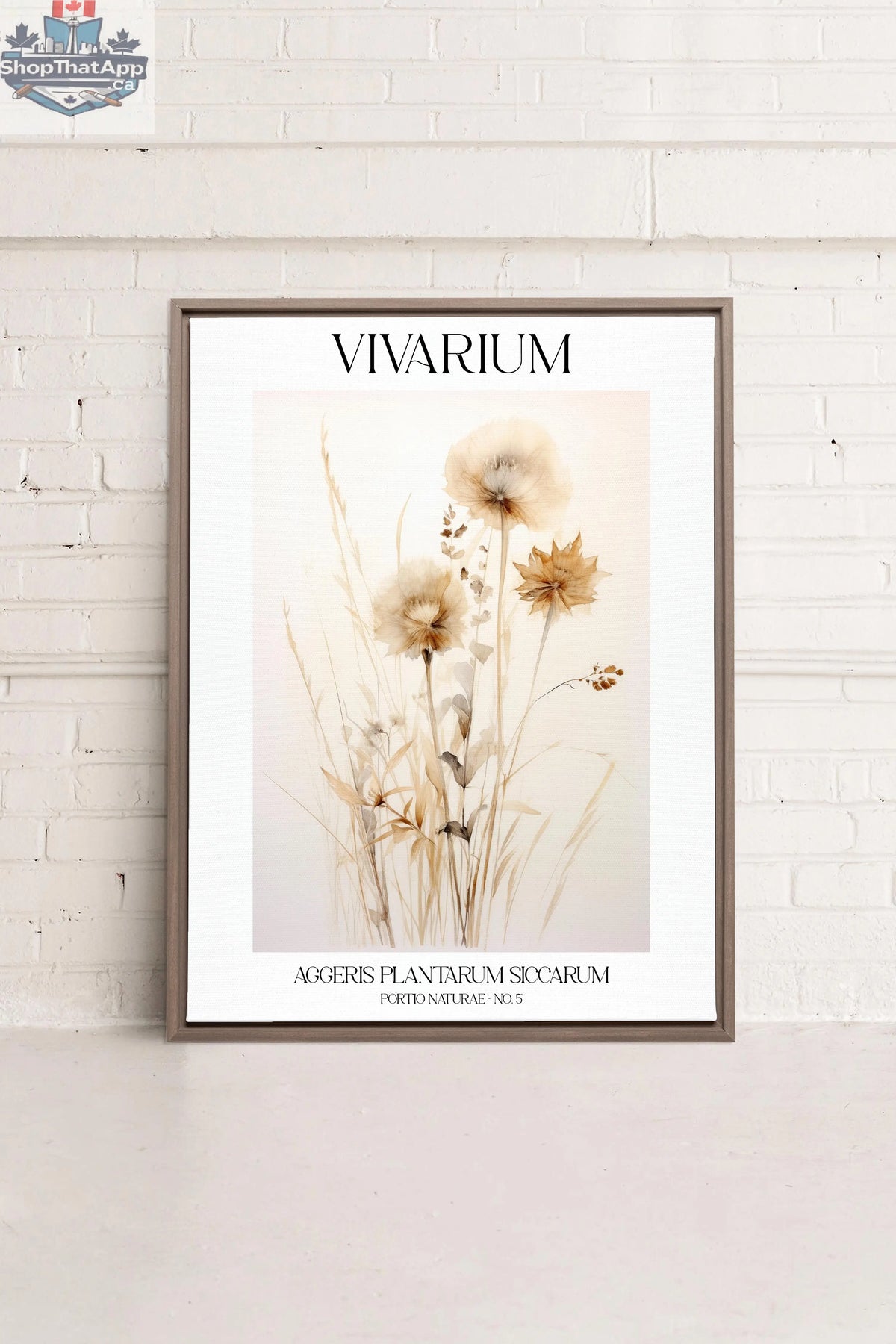 HERBARIUM REVERIE Artwork - Oeuvre sur toile étiré - Shopthatapp.ca