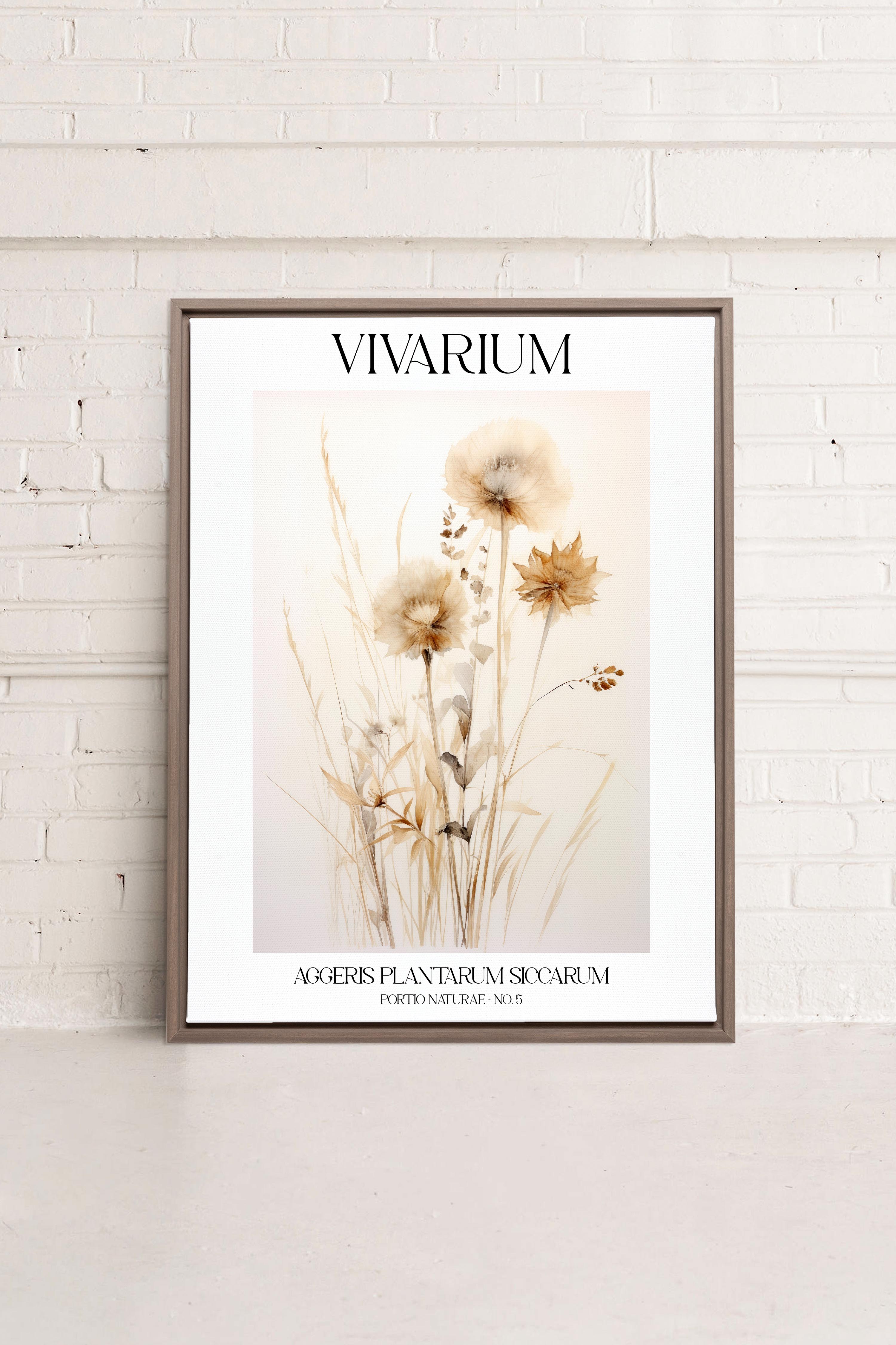 HERBARIUM REVERIE Artwork - Oeuvre sur toile étiré