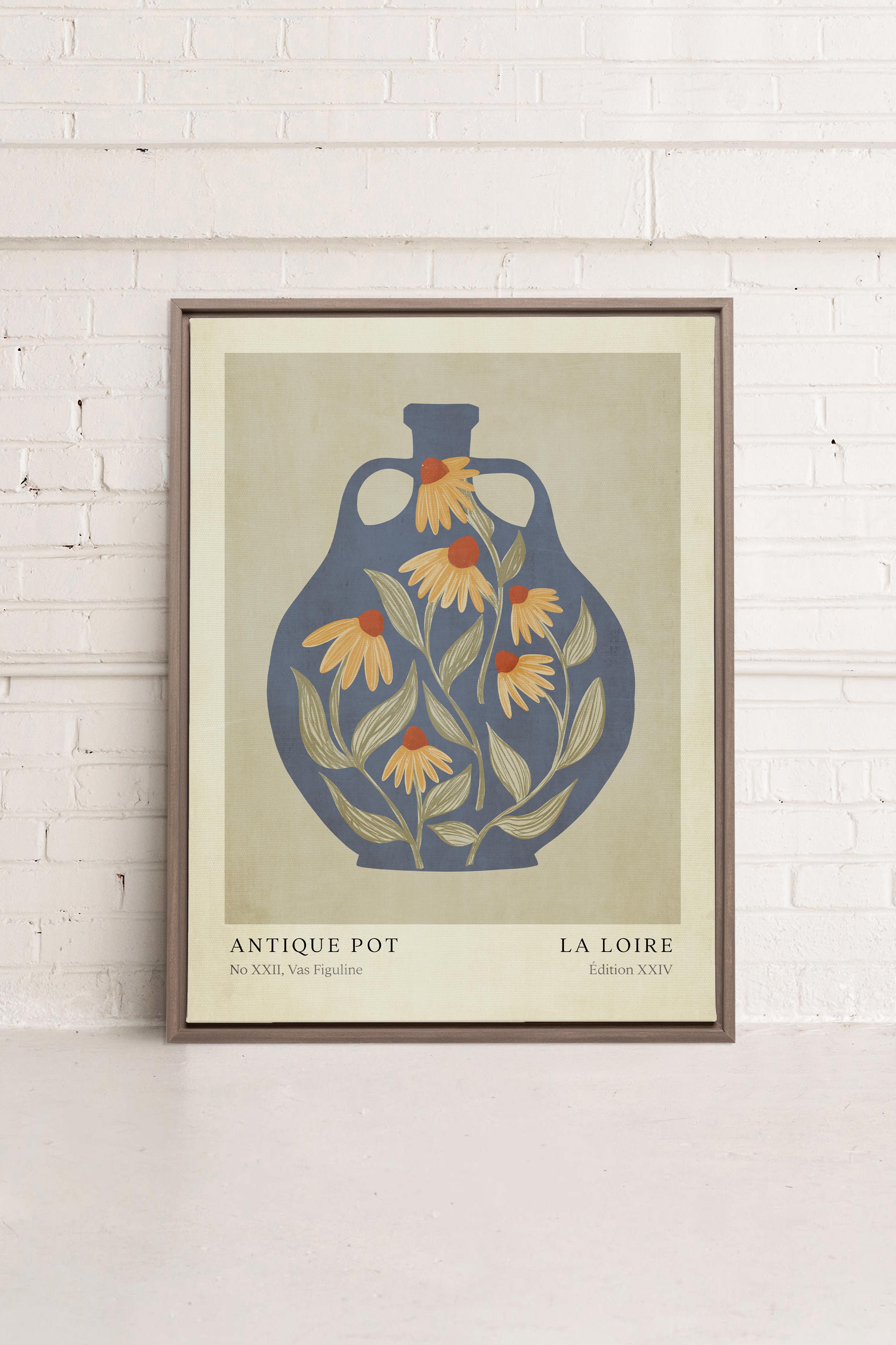 LA LOIRE - Oeuvre sur toile élégante pour une décoration intérieure raffinée
