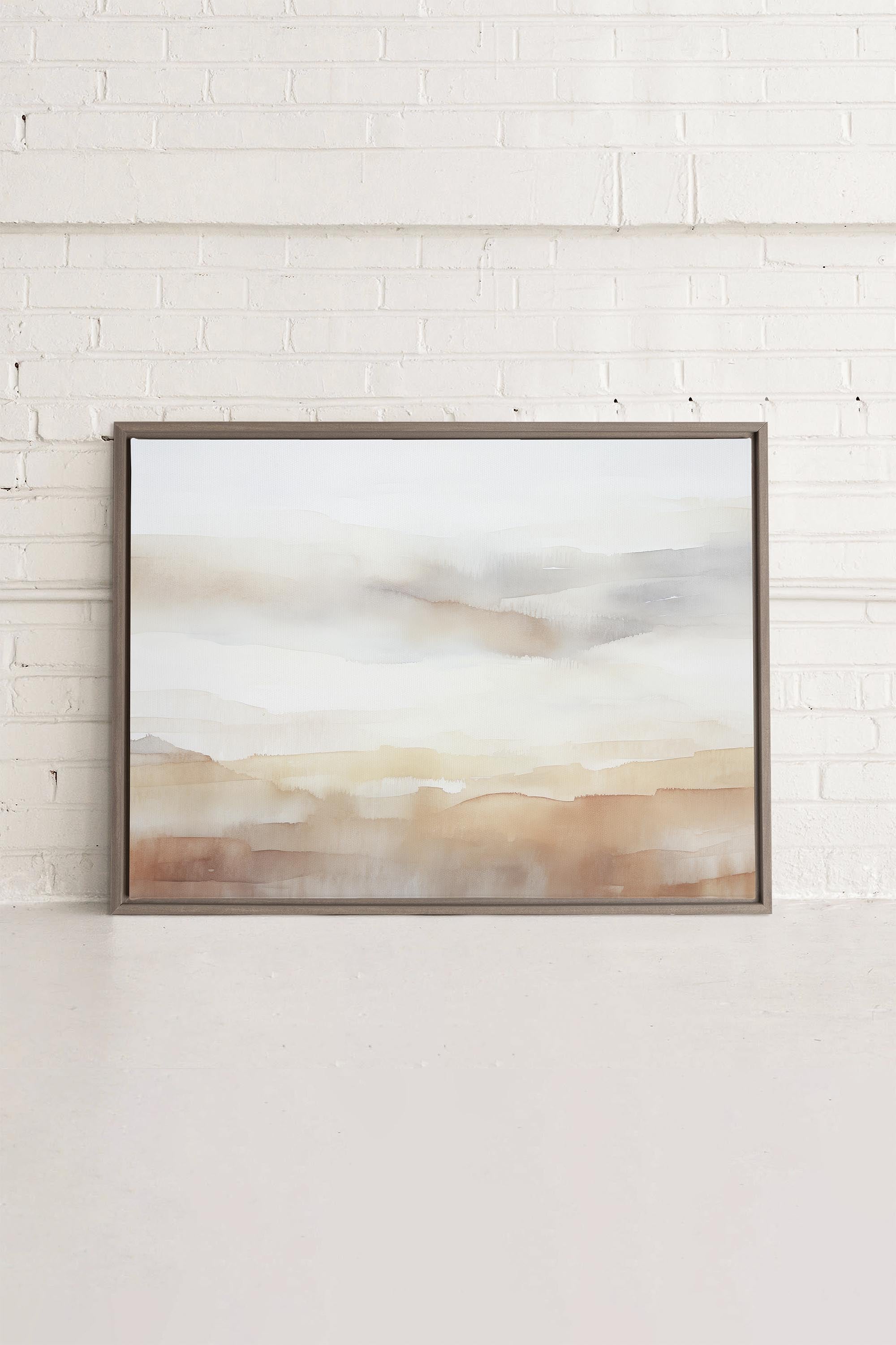 SUNSET STROKES Canvas Art - Oeuvre sur toile étiré