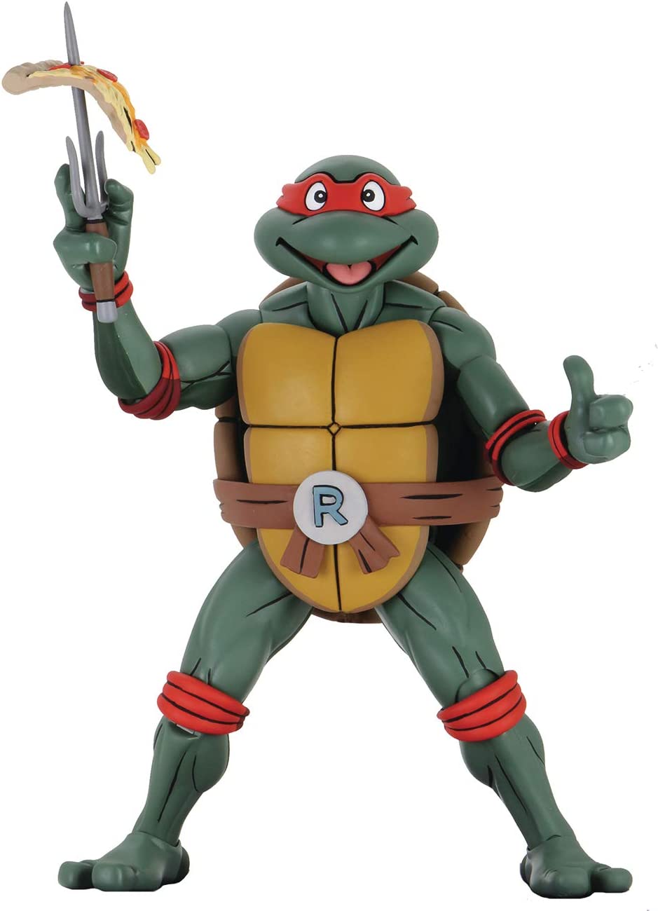 Neca - Teenage Mutant Ninja Turtles -  1/4 Scale Series - Raphael Cartoon - Www.Shopthatapp.ca