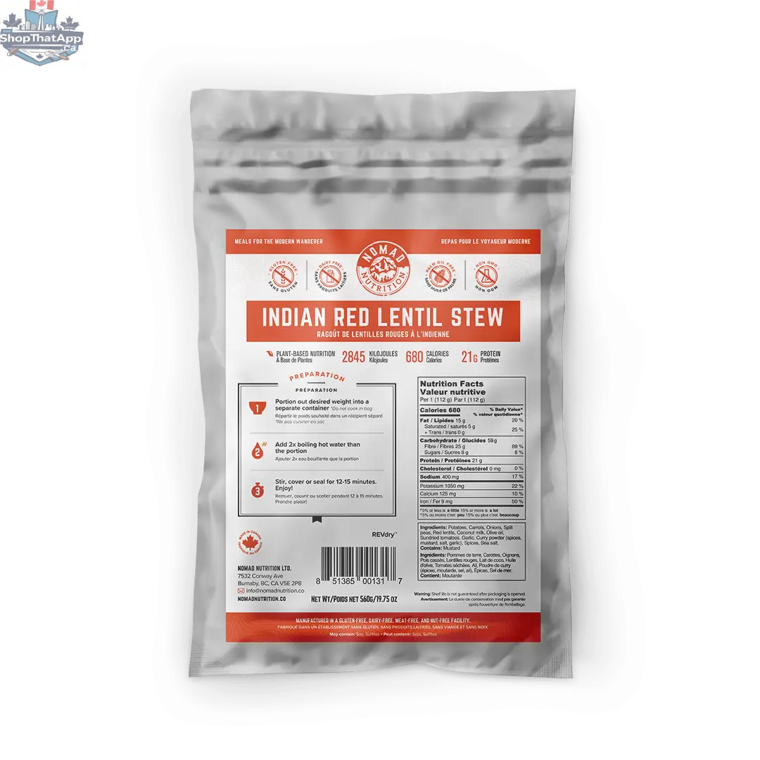 Nomad Nutrition 560g bulk bag of dehydrated vegan, gluten-free, plant-based food for healthy meals and optimal nutrition.