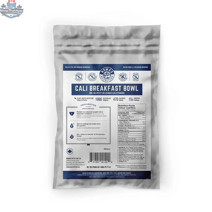 Nomad Nutrition 560g bulk bag of dehydrated vegan, gluten-free, plant-based nutritious food for healthy meals.