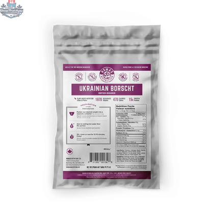 Nomad Nutrition 5-serving bulk bag of dehydrated vegan, gluten-free plant-based food for healthy meals, 560g pack.