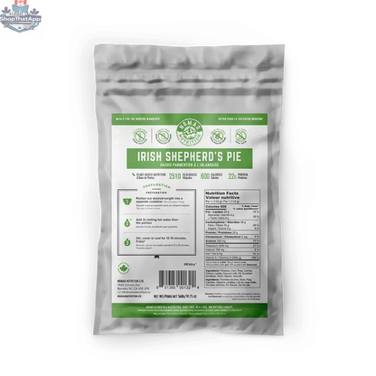Nomad Nutrition 560g bulk bag of dehydrated vegan, gluten-free, plant-based food for healthy meals and optimal nutrition.