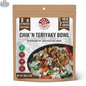 Nomad Nutrition Chick'n Teriyaki Bowl, 56g, plant-based vegan dehydrated meal with gluten-free ingredients, ready-to-eat food.