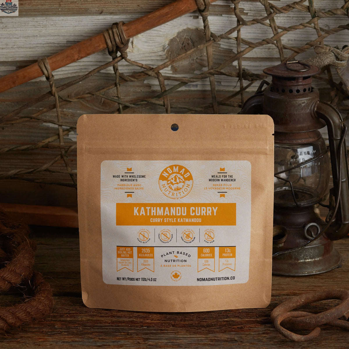 Vegan Kathmandu Curry Powder by Nomad Nutrition, dehydrated spice blend for flavorful plant-based dishes, gluten-free and authentic.