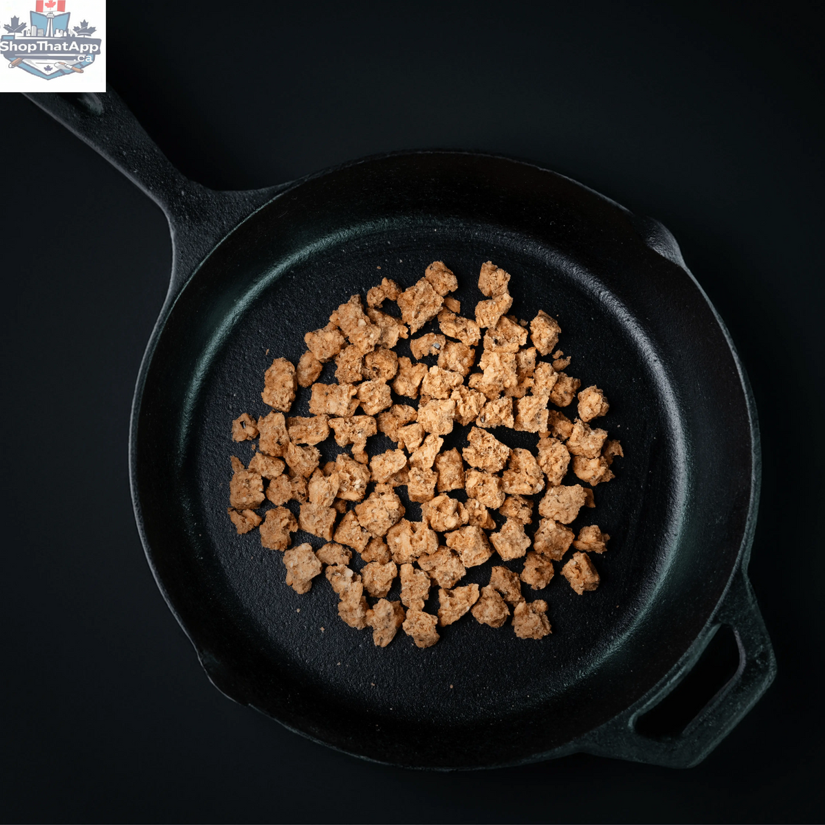 Nomad Nutrition Protein Crumble Light Beef flavor snack, high-protein, vegan, gluten-free dehydrated food with beef flavor.