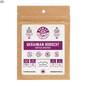 Dehydrated Ukrainian Borscht from Nomad Nutrition, vegan and gluten-free, served in a bowl with vibrant beetroot and vegetable ingredients.