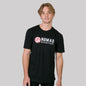 Nomad Nutrition Nomad Logo Tee, stylish vegan t-shirt with shadow logo, comfortable swag for adventurers.