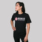 Nomad Nutrition Nomad Logo Tee, a stylish and comfortable T-shirt for adventurers with Nomad branding and shadow graphic design.