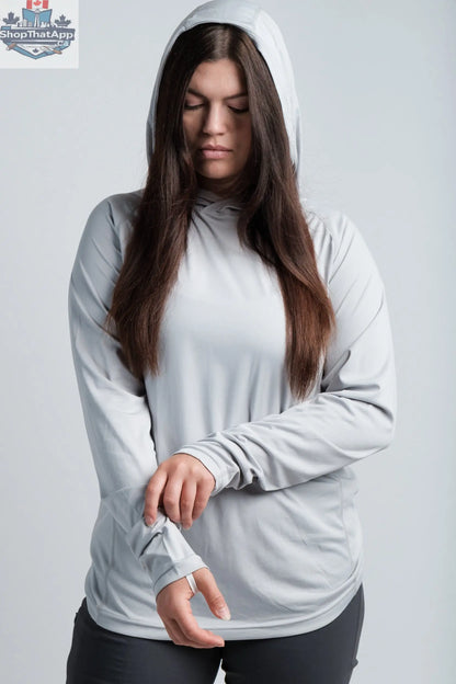 Women's Cooling Hoodie - UPF 50 Summer Protection and Comfort - Shopthatapp.ca