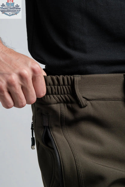 Men's Water Resistant Adventure Pants in Green - Shopthatapp.ca