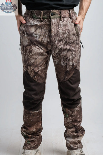 Men's Water Resistant Camo Pants for Outdoor Adventure - Shopthatapp.ca