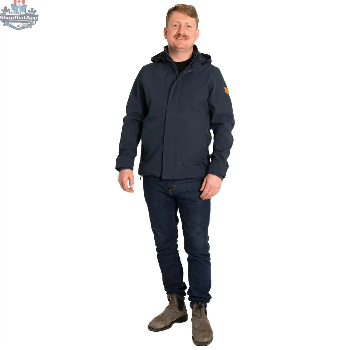 Northern Sun classic softshell jacket, showing a versatile, comfortable softshell outerwear piece with a zip front and adjustable cuffs.