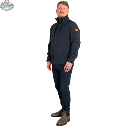 Northern Sun classic softshell jacket, showcasing its durable, comfortable fabric and versatile design ideal for outdoor activities.