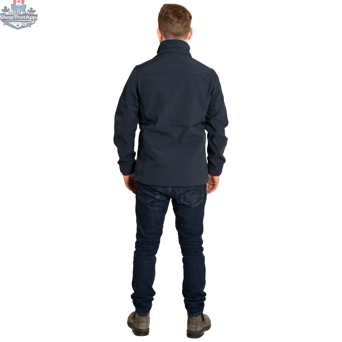 Northern Sun softshell jacket showcasing a sleek, durable design for comfort and versatility in outdoor activities.