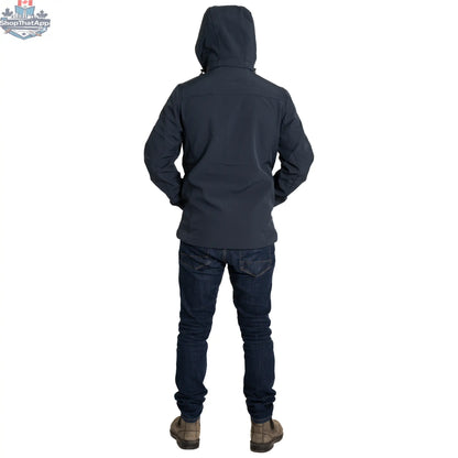 Northern Sun softshell jacket in classic design, showcasing a comfortable, versatile outdoorwear piece with a modern fit.