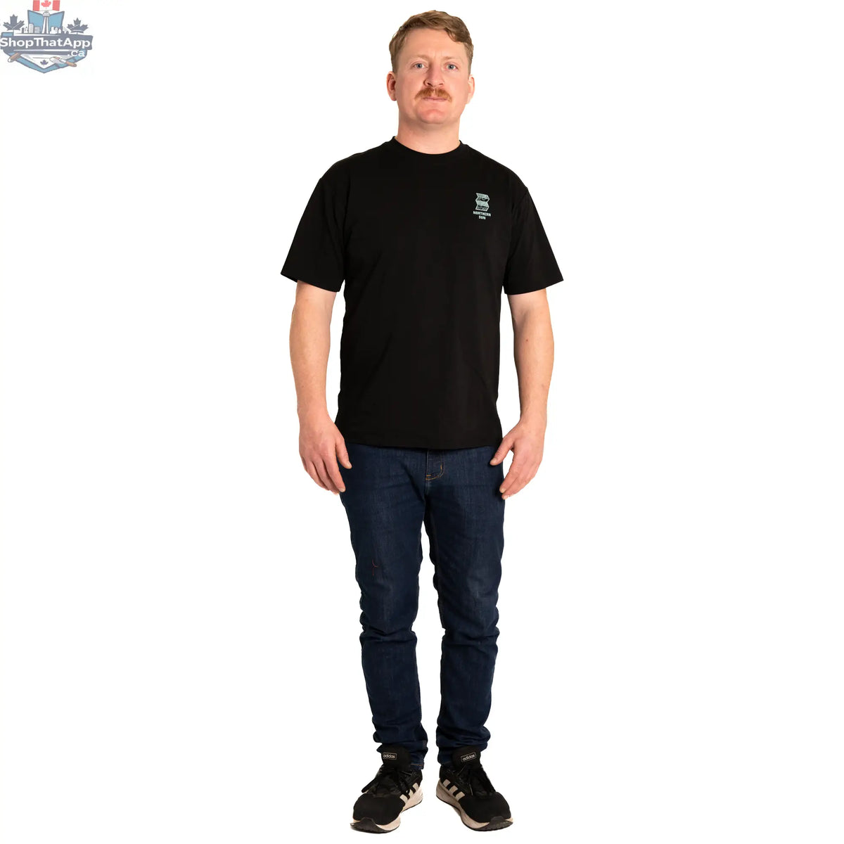 Men's Northern Sun T-shirt with a comfortable fit and stylish design, shown in a relaxed, casual wear stance.