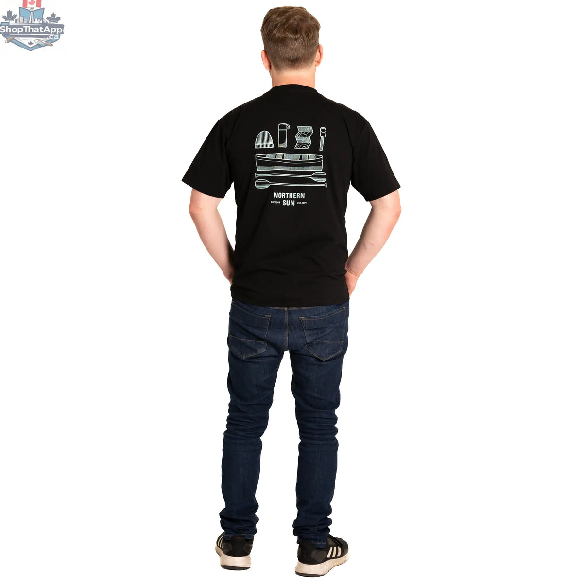 Men's Northern Sun T-shirt featuring a comfortable fit and stylish design, shown in a casual front view.