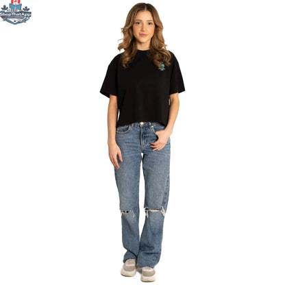 Women's Northern Sun T-shirt with a casual fit, featuring a round neckline and short sleeves, suitable for everyday wear.