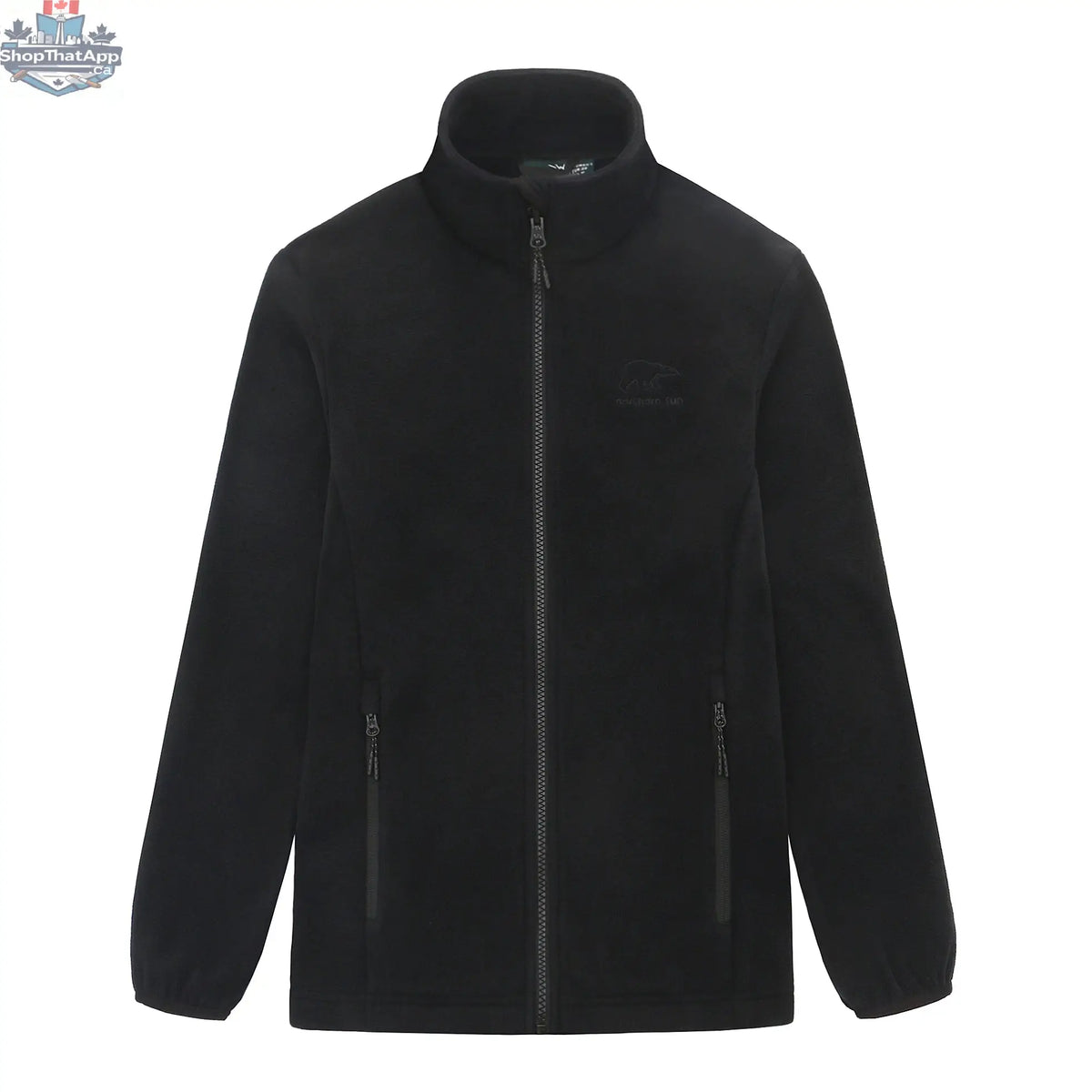 Northern Sun women's 3-in-1 winter jacket with waterproof outer shell and black fleece lining, versatile for all weather conditions.
