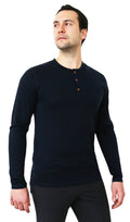 NorthWool Men's Merino Blend Henley — Heavyweight