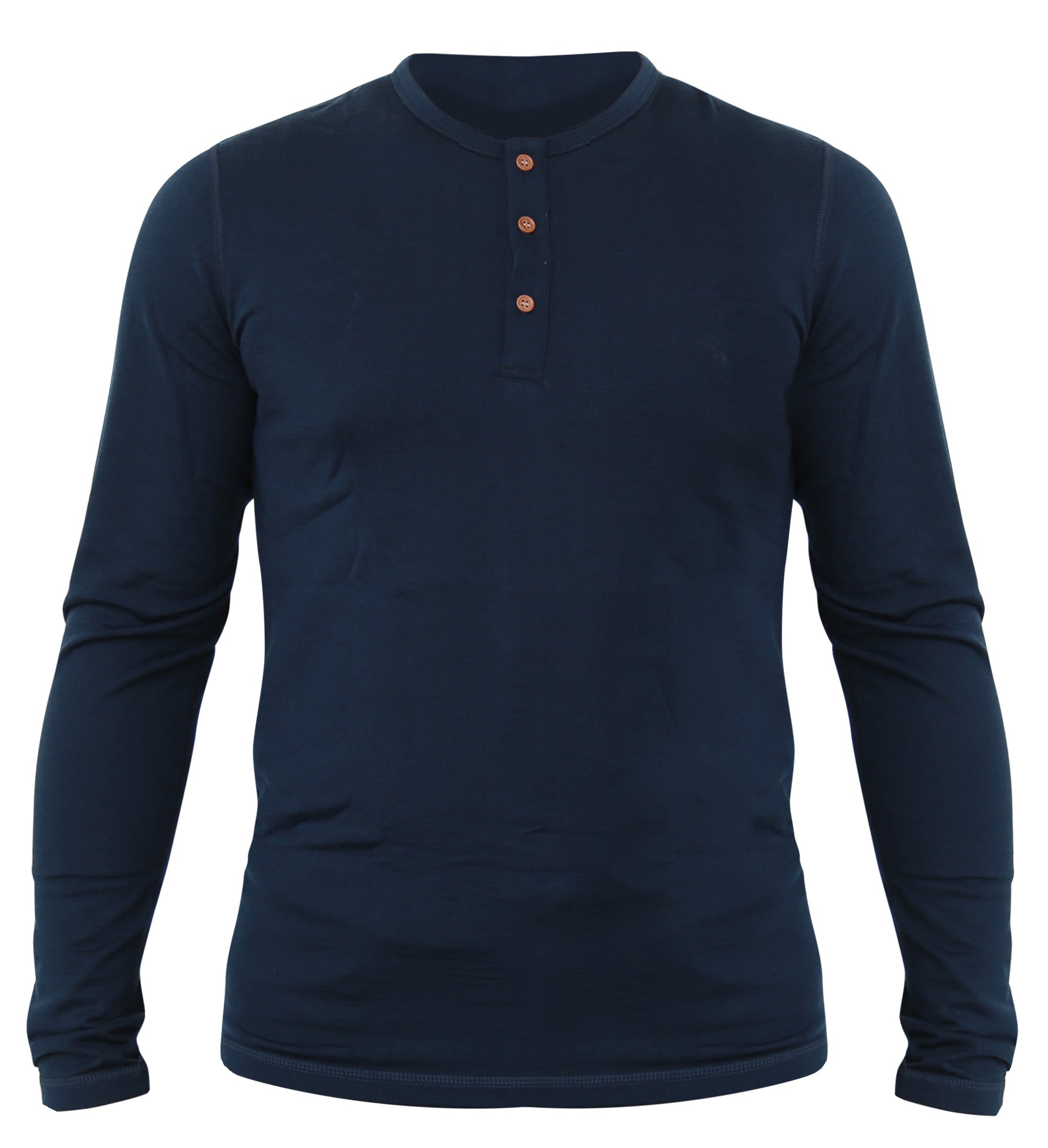 NorthWool Men's Merino Blend Henley — Heavyweight