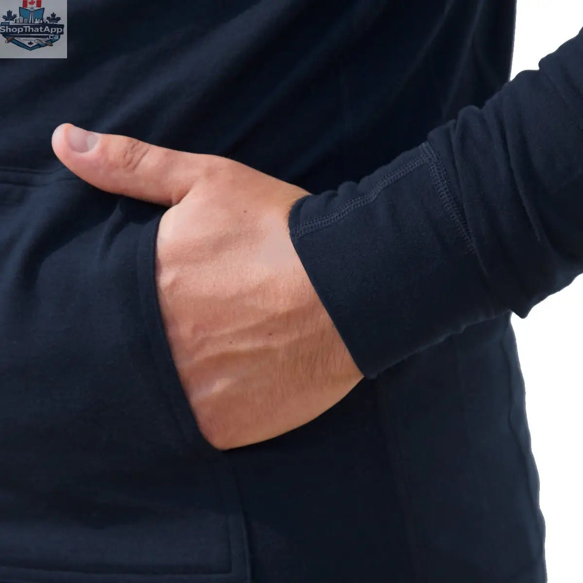 NorthWool Men's Merino Blend 1/4 Zip Hoodie — Heavyweight - Shopthatapp.ca