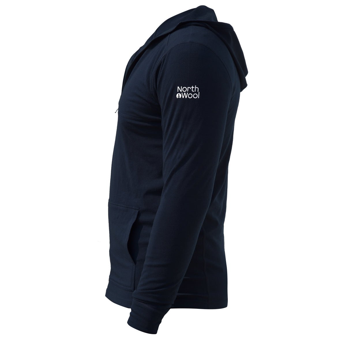 NorthWool Men's Merino Blend 1/4 Zip Hoodie — Heavyweight