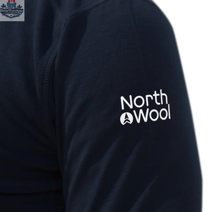 NorthWool Men's Merino Blend 1/4 Zip Hoodie — Heavyweight - Shopthatapp.ca