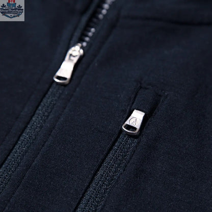 NorthWool Men's Merino Blend 1/4 Zip Hoodie — Heavyweight - Shopthatapp.ca