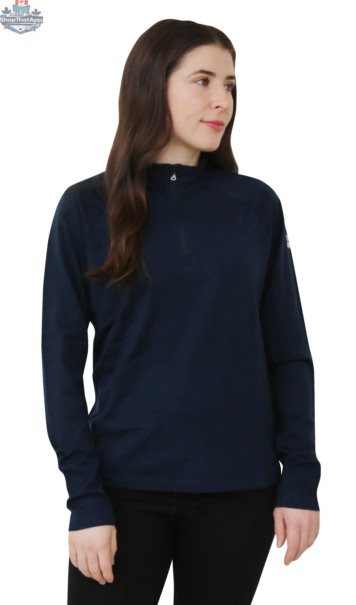 NorthWool Women's Merino Blend 1/4 Zip Pullover — Heavyweight - Shopthatapp.ca
