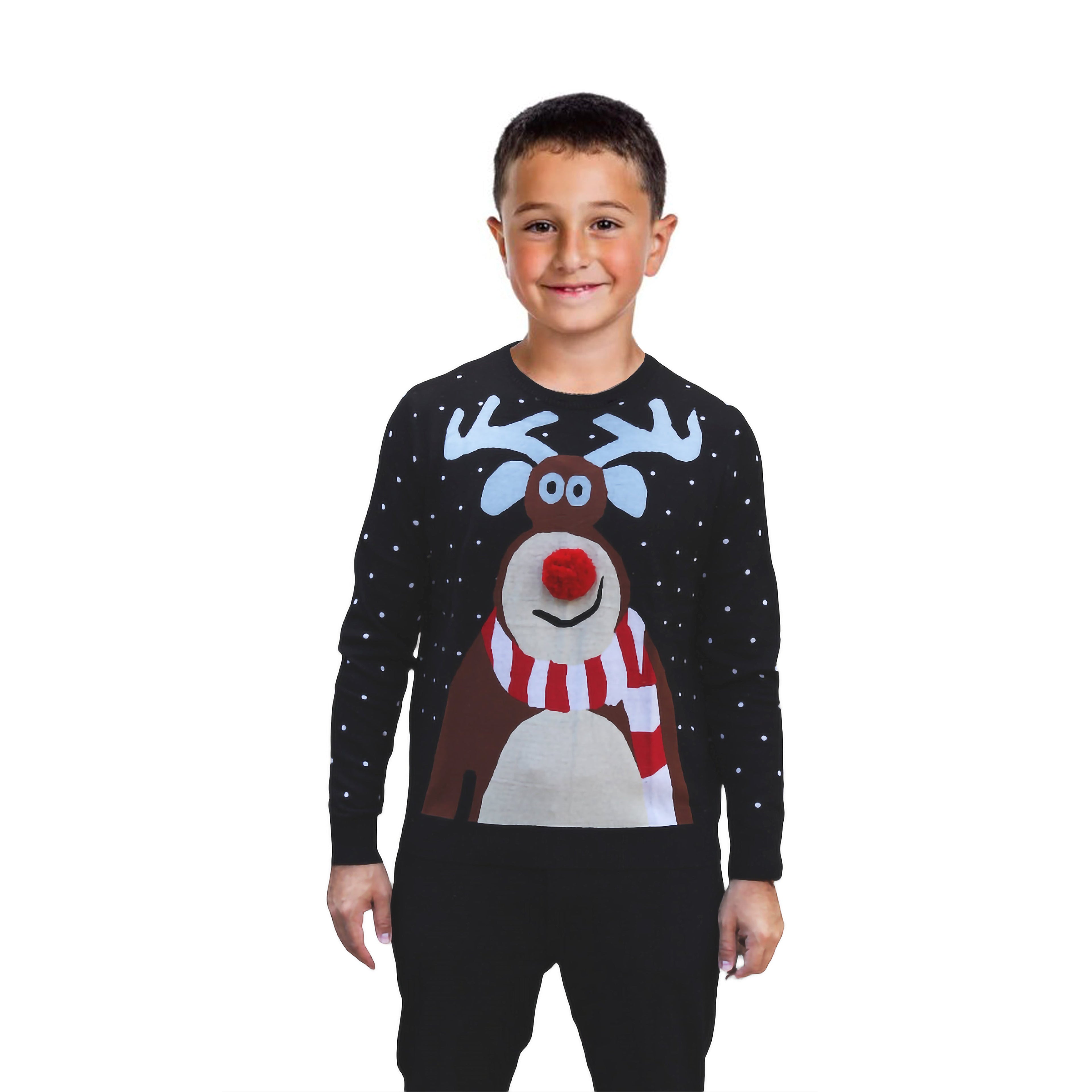 Nosy Reindeer Christmas Sweater