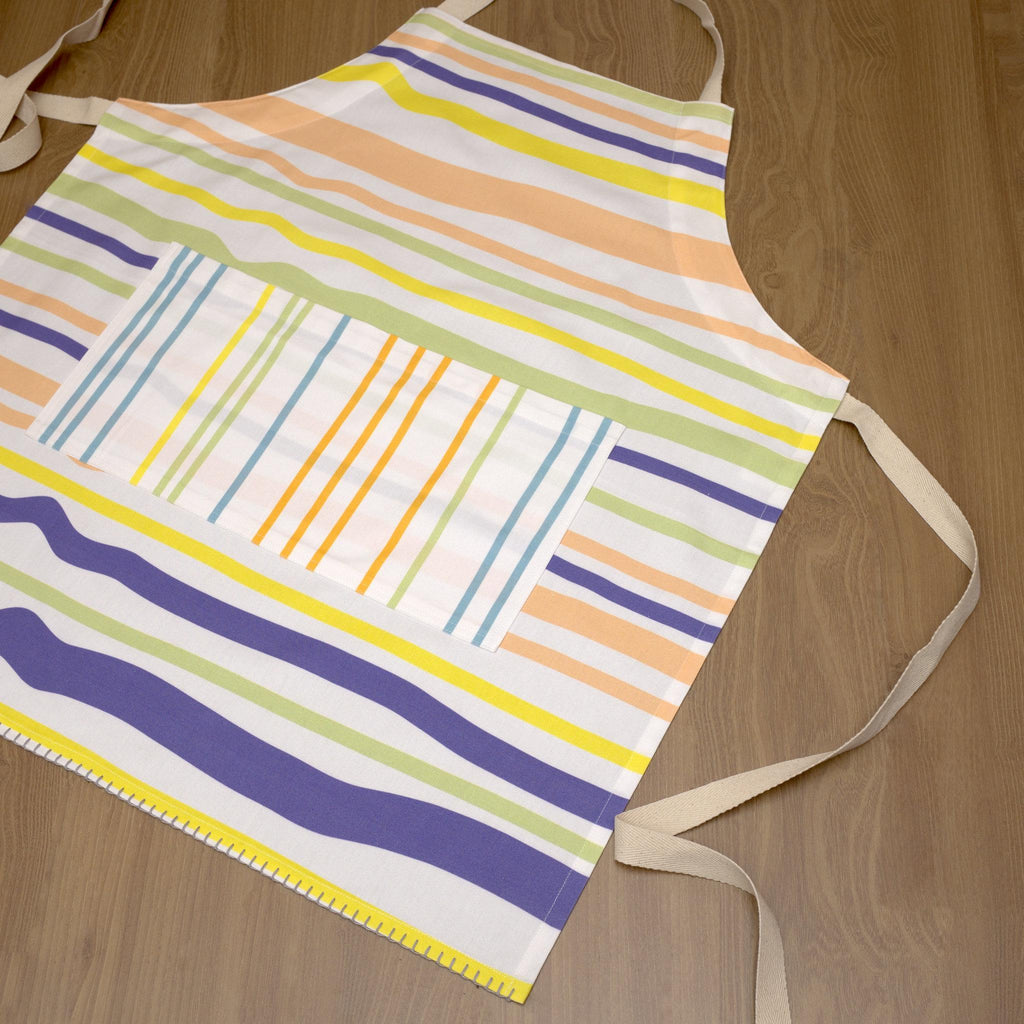Not Straight: Wavy Striped Apron (2 Colors) - Shopthatapp.ca
