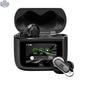Recertified JBL Tour Pro 3 wireless earbuds with active noise cancellation, shown in the image with sleek black design.