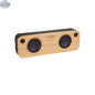 Wireless Bluetooth speaker from House of Marley Get Together EM-JA006-SB, portable design with fabric cover and control buttons.