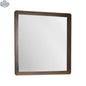 Noyer-finish wall mirror from Monarch, elegant bedroom furniture by oboxliquidation, featuring a sleek, polished design.