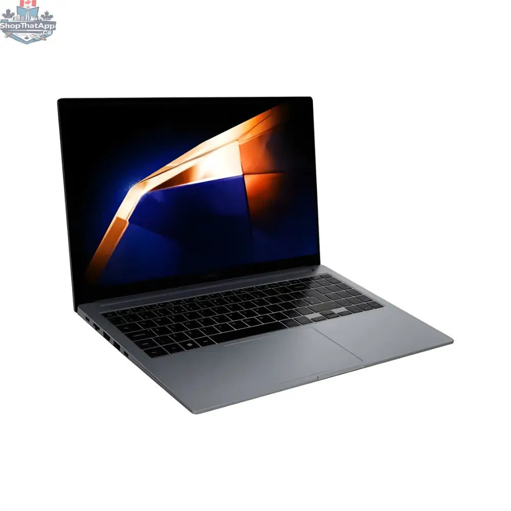 Samsung Galaxy Book4 Pro 16-inch touchscreen AMOLED laptop, featuring sleek design and vibrant display.