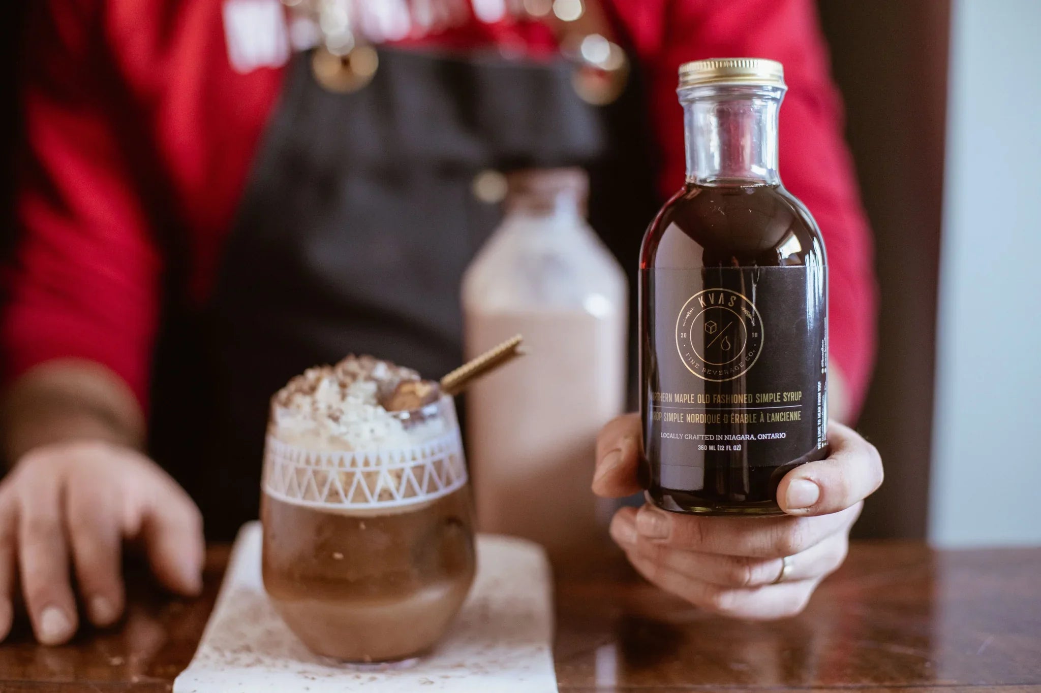 Kvas Northern Old Fashioned Simple Syrup for Chill Lime Vodka Soda