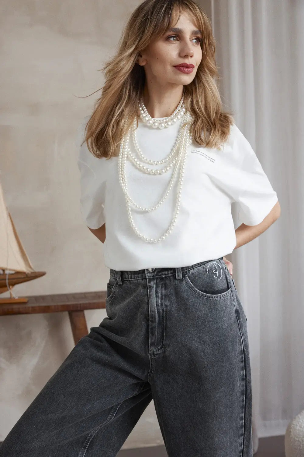Wide Leg Jeans - Shopthatapp.ca