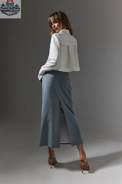 Satin long sleeve shirt - Shopthatapp.ca