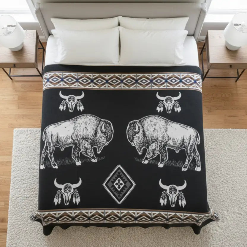 OLDTRIBES™ Spirit of the Great Plains Alpaca Blanket - Shopthatapp.ca