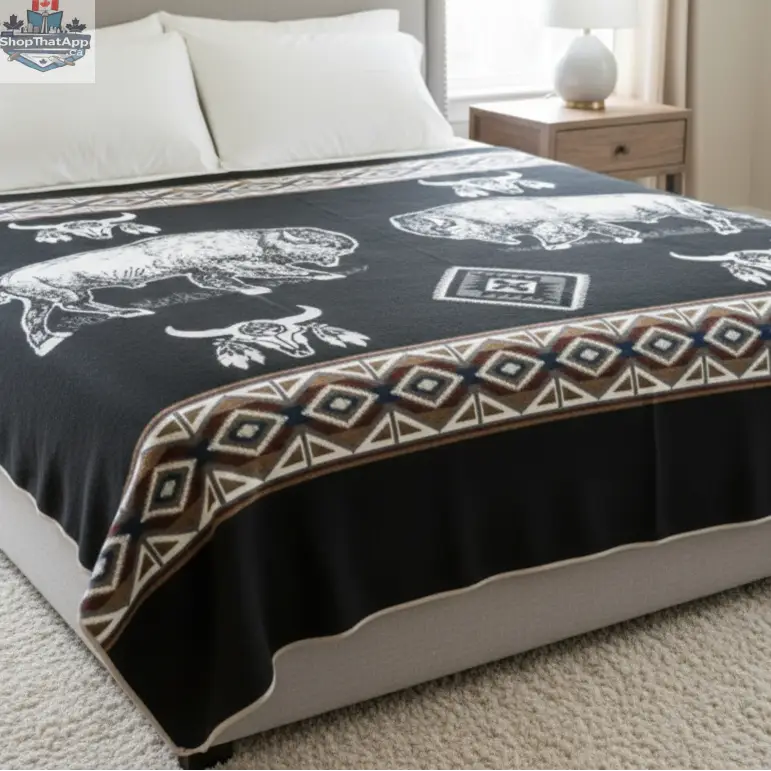 OLDTRIBES™ Spirit of the Great Plains Alpaca Blanket - Shopthatapp.ca