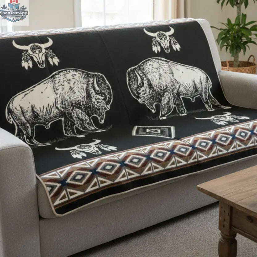 OLDTRIBES™ Spirit of the Great Plains Alpaca Blanket - Shopthatapp.ca