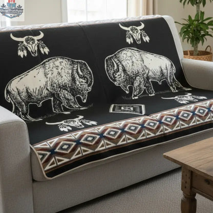 OLDTRIBES™ Spirit of the Great Plains Alpaca Blanket - Shopthatapp.ca