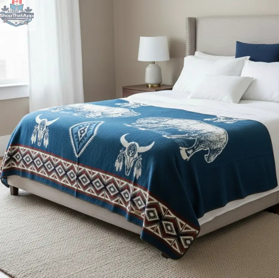 OLDTRIBES™ Spirit of the Great Plains Alpaca Blanket - Shopthatapp.ca