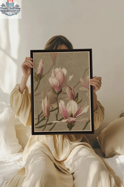 MAGNOLIA WHISPER Canvas Art - Oeuvre sur Toile Étirée - Shopthatapp.ca