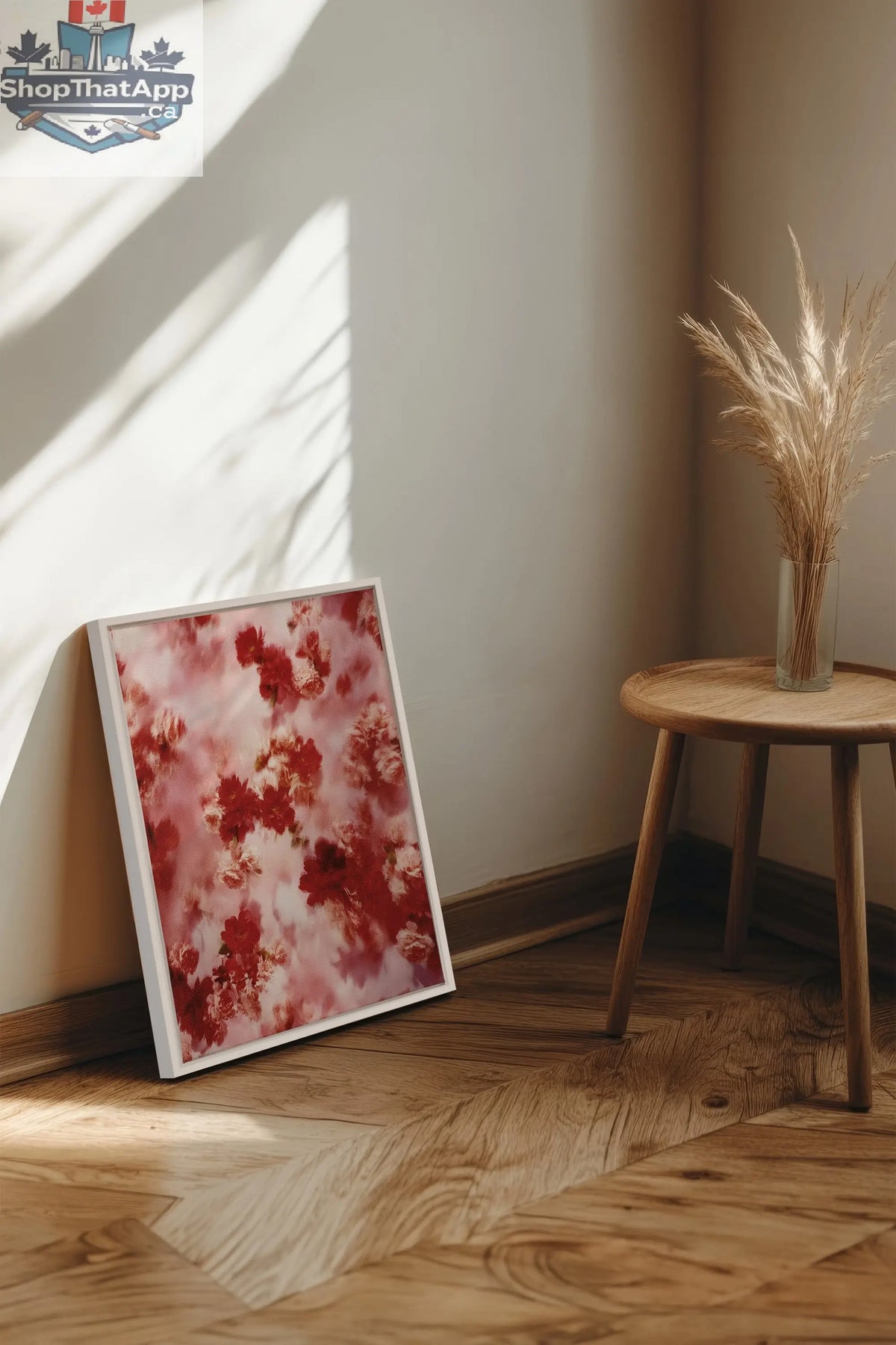 WILD GROVE RÊVE ÉCARLATE Toile Étirée Artisanale en Vente - Shopthatapp.ca